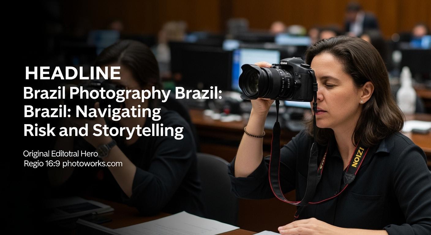 Brazilian street photographer capturing everyday life in a vibrant urban setting.