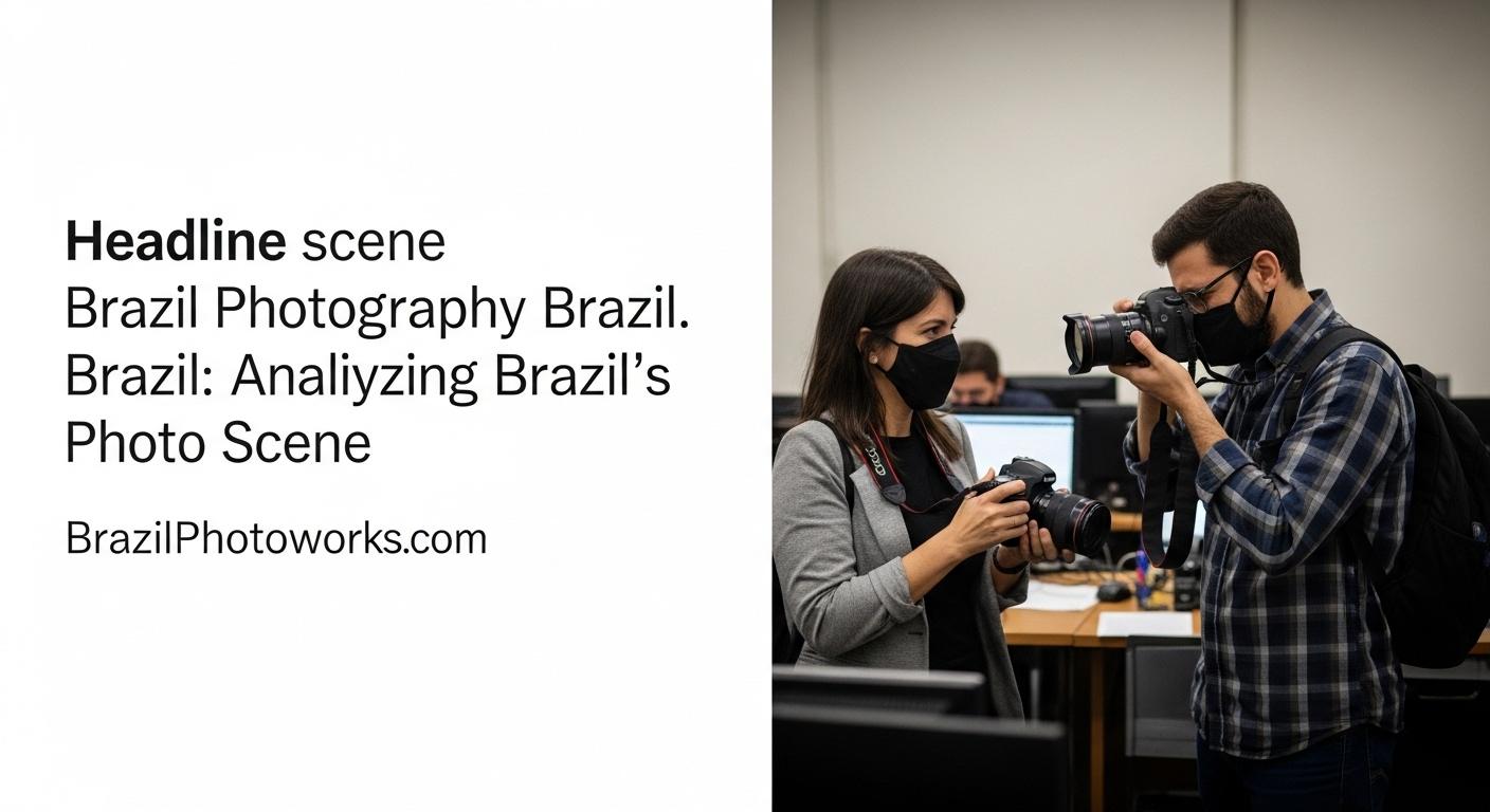 Documentary street photographer in Rio de Janeiro during golden hour