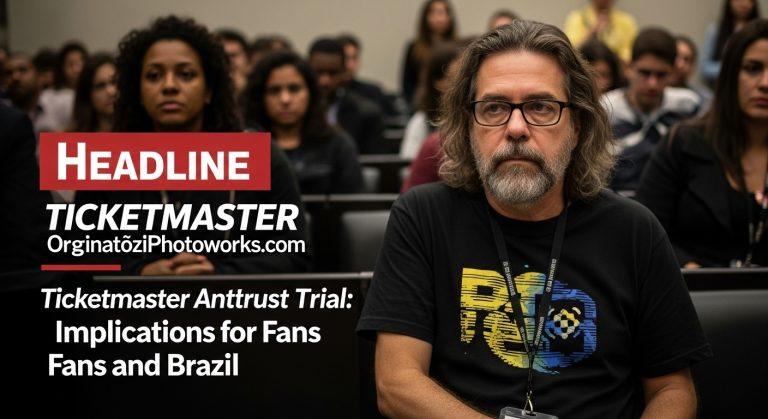 Concert ticket and Brazil map concept for Ticketmaster analysis